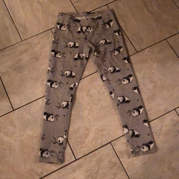 I am selling a pair of girls panda pants - Picture 1 of 1